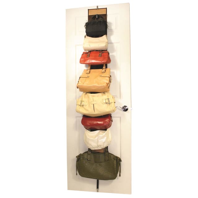 JOKARI PURSE RACK BAMBOO ACCENTS