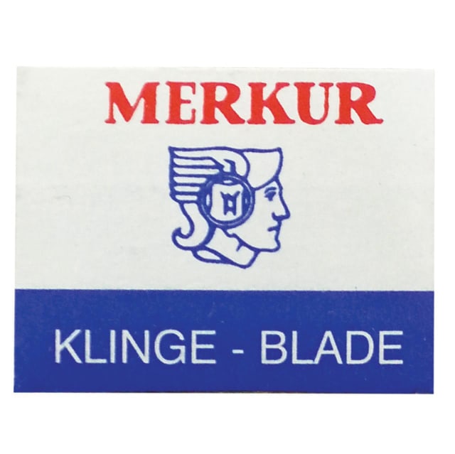 MERKUR MOUSTACHE TRIMMER RAZOR BLADES PK10