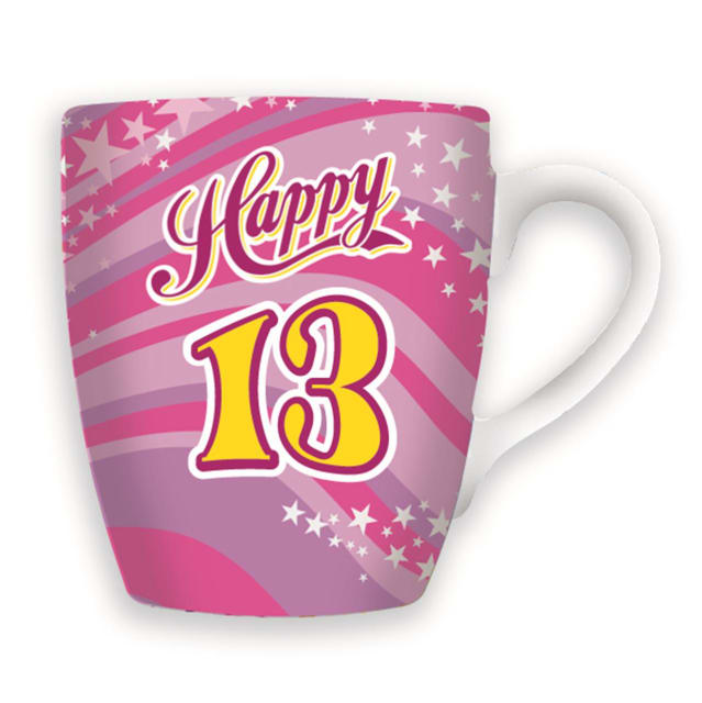 MIKO CELEBRATION MUG - HAPPY 13