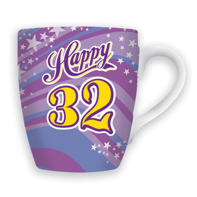 MIKO CELEBRATION MUG - HAPPY 32