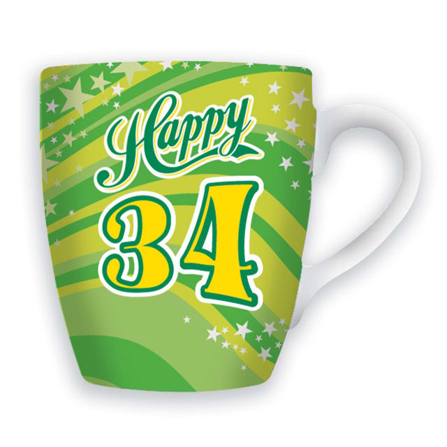 MIKO CELEBRATION MUG - HAPPY 34