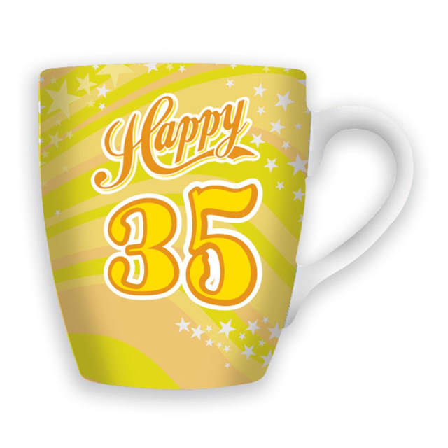 MIKO CELEBRATION MUG - HAPPY 35