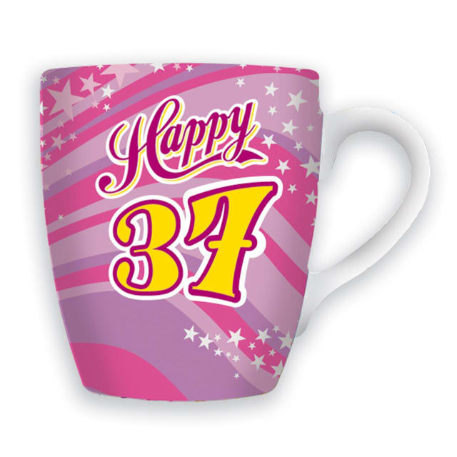 MIKO CELEBRATION MUG - HAPPY 37