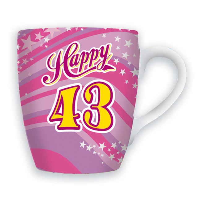 MIKO CELEBRATION MUG - HAPPY 43