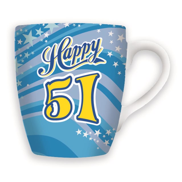 MIKO CELEBRATION MUG - HAPPY 51