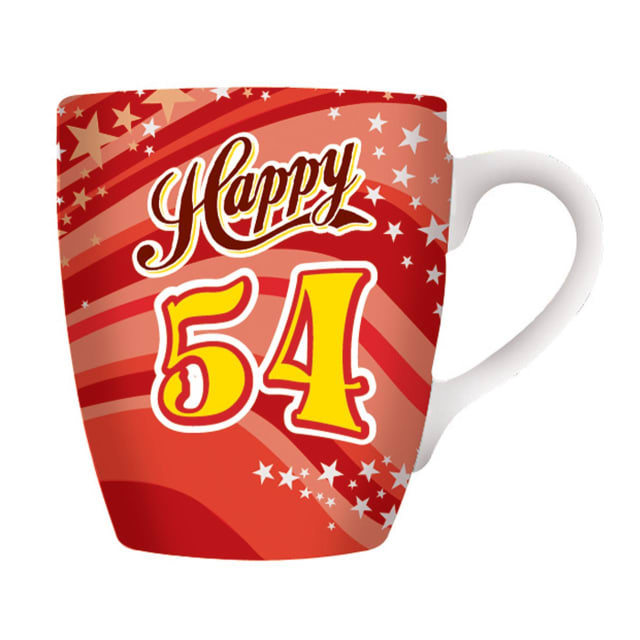 MIKO CELEBRATION MUG - HAPPY 54