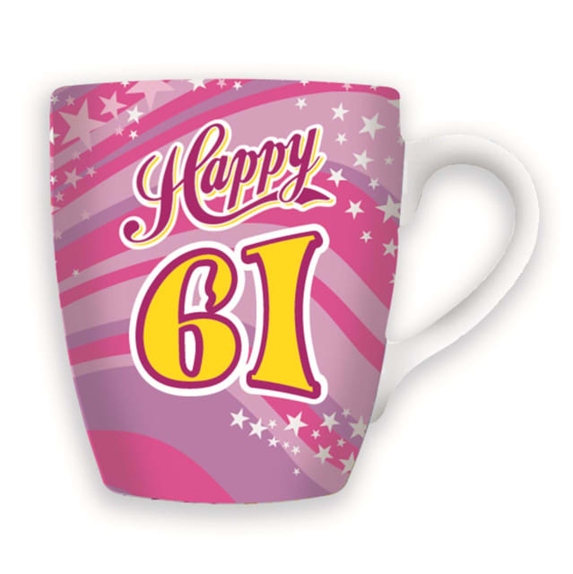 MIKO CELEBRATION MUG - HAPPY 61