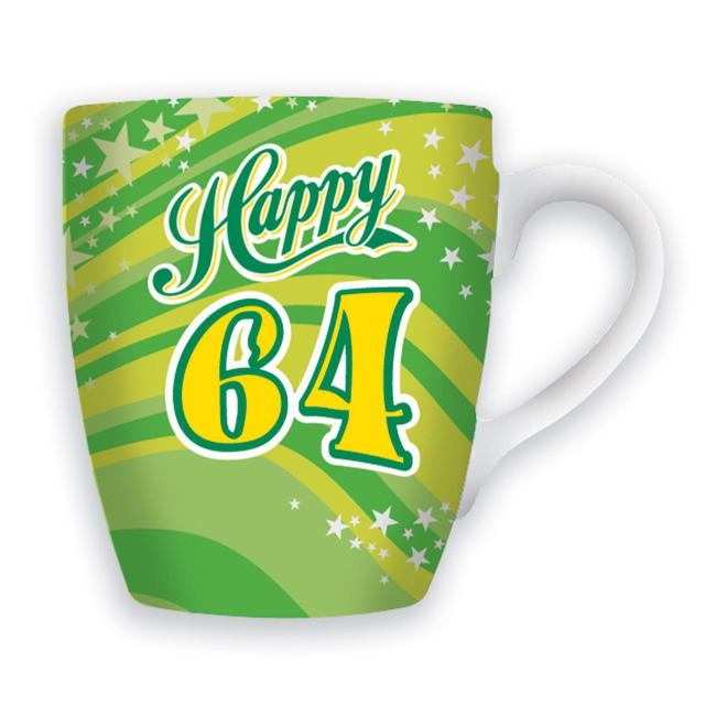 MIKO CELEBRATION MUG - HAPPY 64