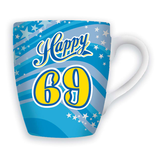 MIKO CELEBRATION MUG - HAPPY 69
