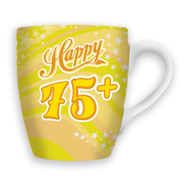 MIKO CELEBRATION MUG - HAPPY 75+