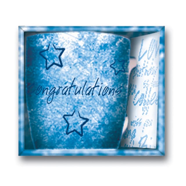 MIKO INSIDE OUT MUG CONGRATULATIONS BLUE