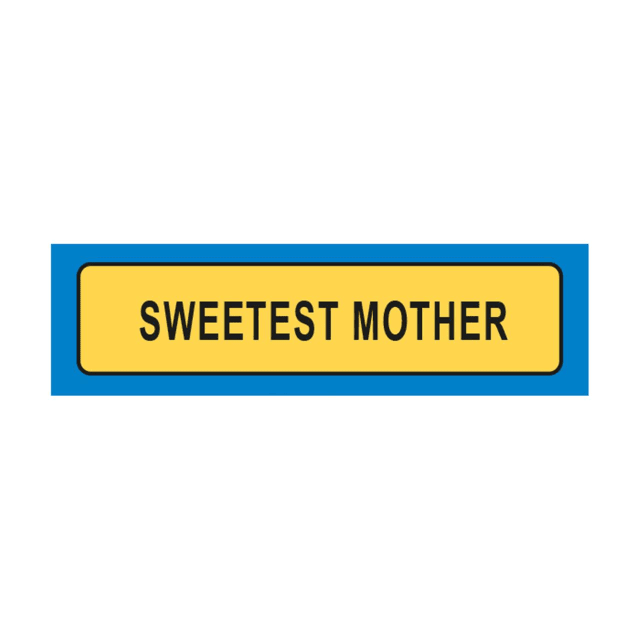 MIKO Keyrings LIC PLATES SWEETEST MOTHER