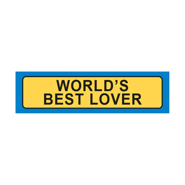 MIKO KeyringS LIC PLATES WORLDs BEST LOVER