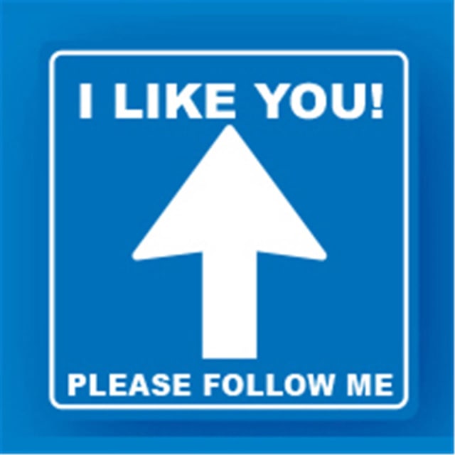 MIKO Keyring PVS SIGN I LIKE YOU PLS FOLLOW