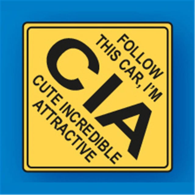MIKO Keyrings PVS SIGNS WARNING CIA
