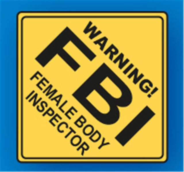 MIKO Keyring PVS SIGN WARN FBI FEMALE BDY IN