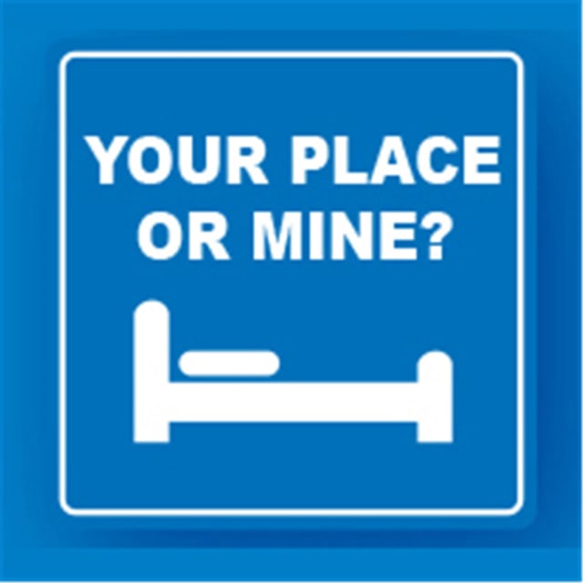 MIKO Keyrings PVS SIGNS YOUR PLACE OR MINE?