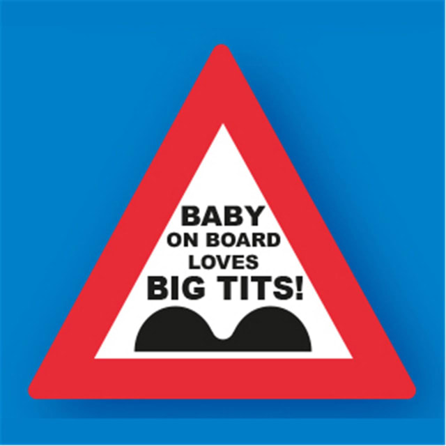 MIKO TRAFFIC SIGNS BABY BRD LOVES BIG TITS