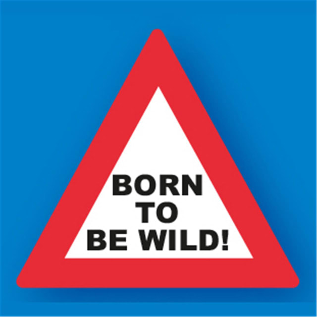 MIKO TRAFFIC SIGNS BORN TO BE WILD
