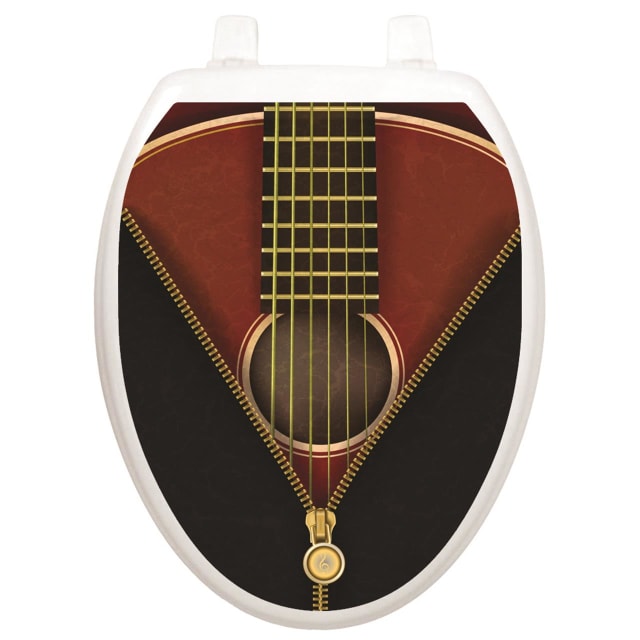 TATTOO TOILET TATTOOS CLASSIC GUITAR - OVAL