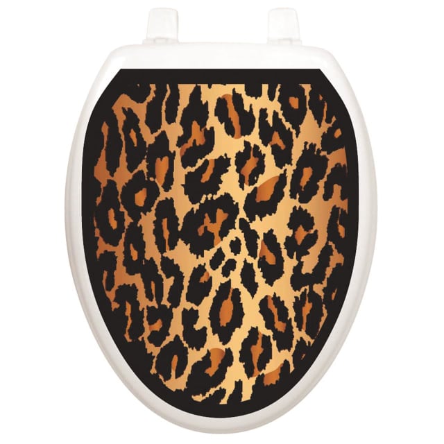 TATTOO TOILET TATTOOS LEOPARD - OVAL