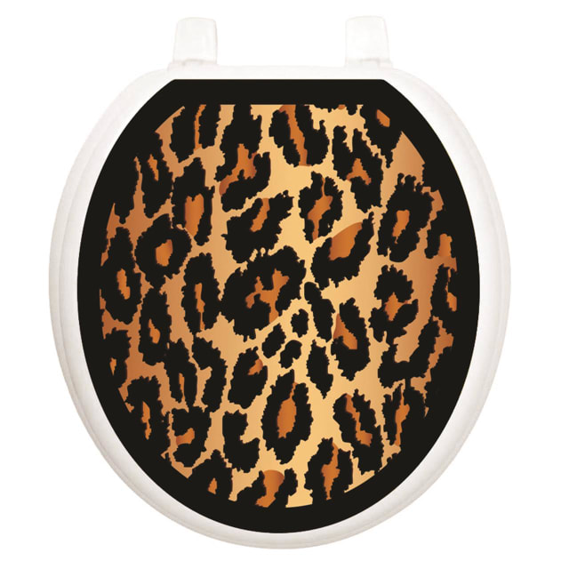 TATTOO TOILET TATTOOS LEOPARD - ROUND