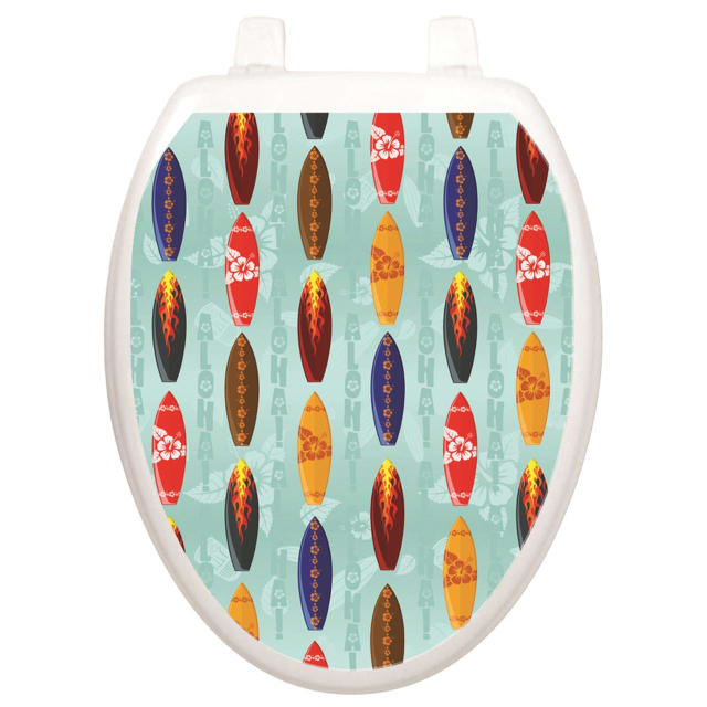 TATTOO TOILET TATTOOS SURF-N-SAFARI - OVAL