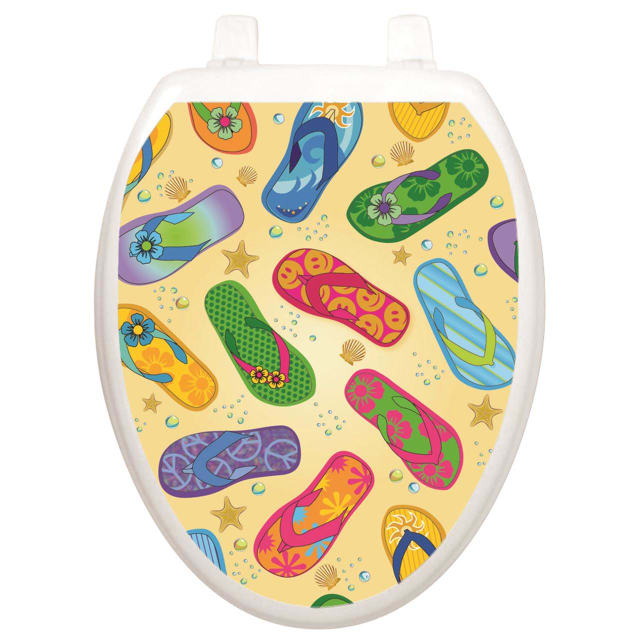 TATTOO TOILET TATTOOS THONGS - OVAL