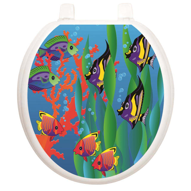 TATTOO TOILET TATTOOS UNDER THE SEA - ROUND