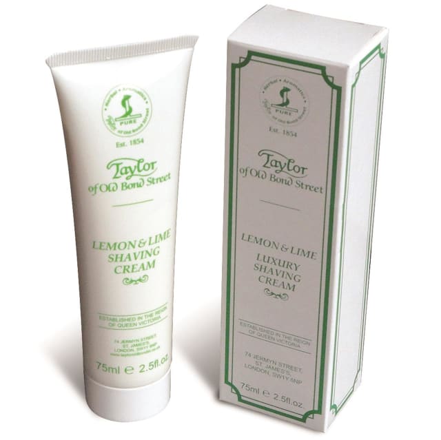 TAYLOR LEMON LIME SHAVING CREAM 75ML TUBE