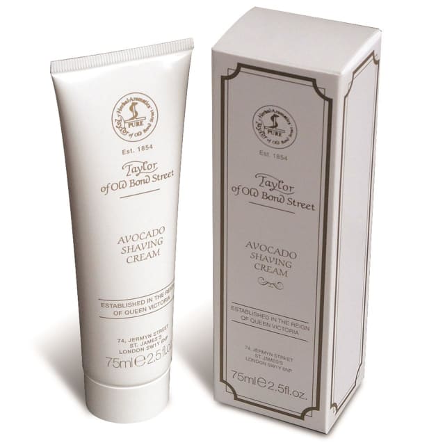 TAYLOR AVOCADO SHAVING CREAM 75ML TUBE