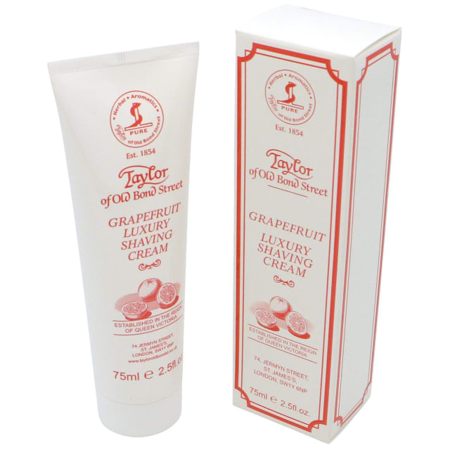 TAYLOR GRAPEFRUIT SHAVING CREAM 75ML TUBE