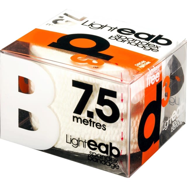 D3 EAB Bandage - 50mmx7.5m White (6=1)