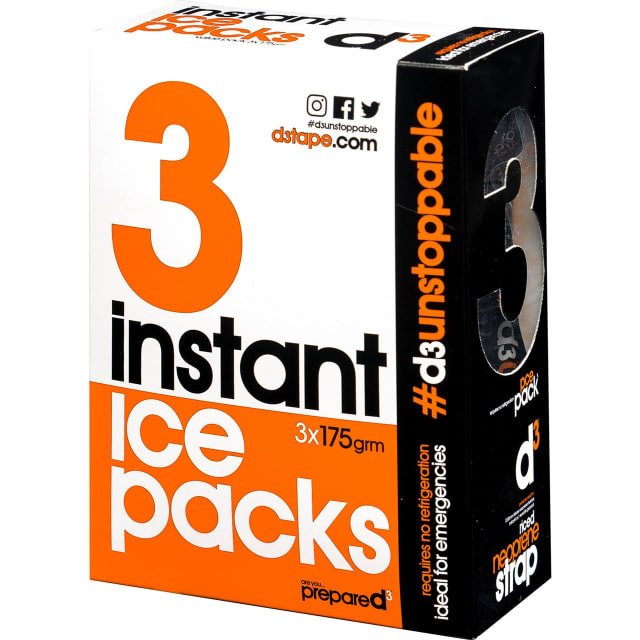D3 Instant Ice Packs 3pk (4=1)