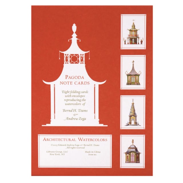 CHRISTIAN LACROIX AW Note Card Folio Pagodas