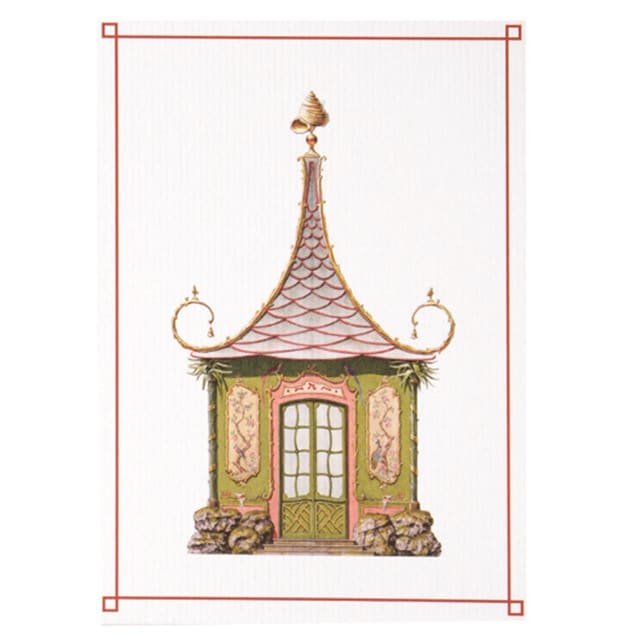 CHRISTIAN LACROIX AW Note Card Folio Pagodas
