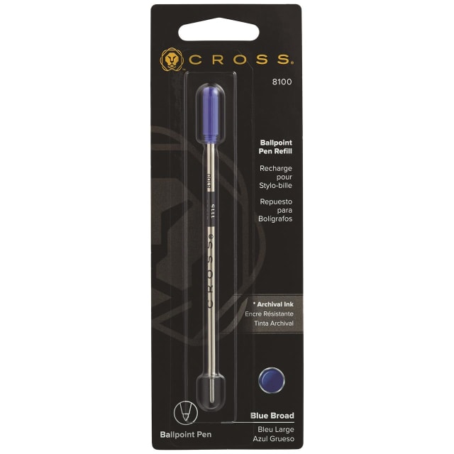 CROSS Refill Broad Blue Ballpoint Single