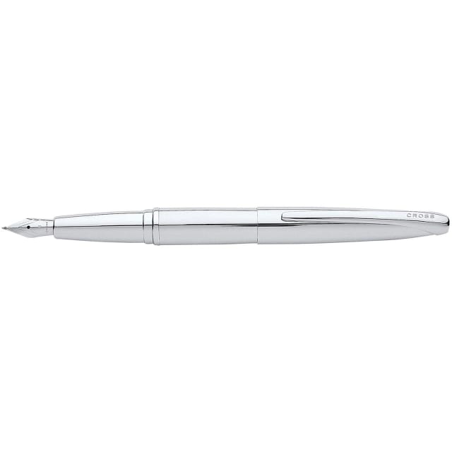 CROSS ATX Pure Chrome Fountain Pen, Medium Nib