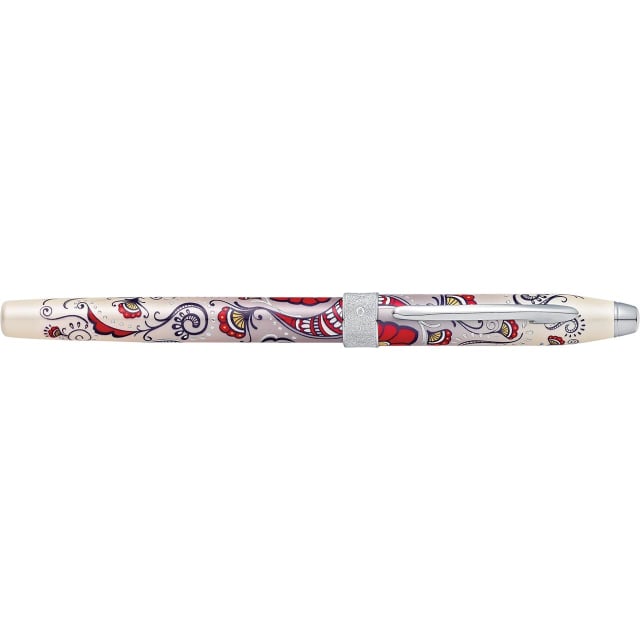 CROSS Botanica Red Hummingbird Vine Fountain Pen, Medium Nib