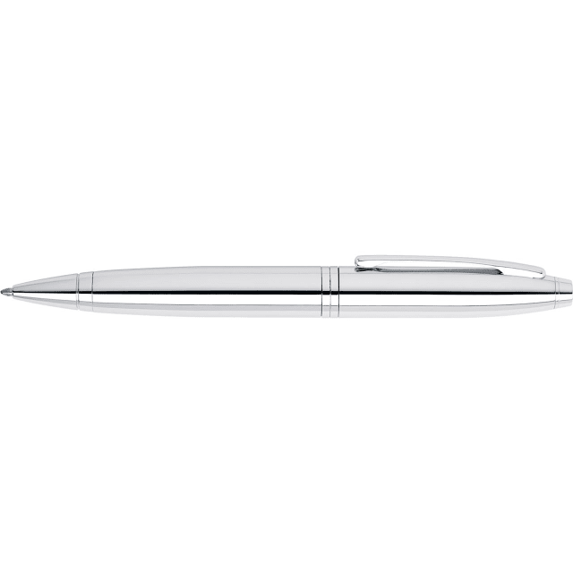 CROSS Calais Lustrous Chrome Ballpoint Pen Stain Barrel