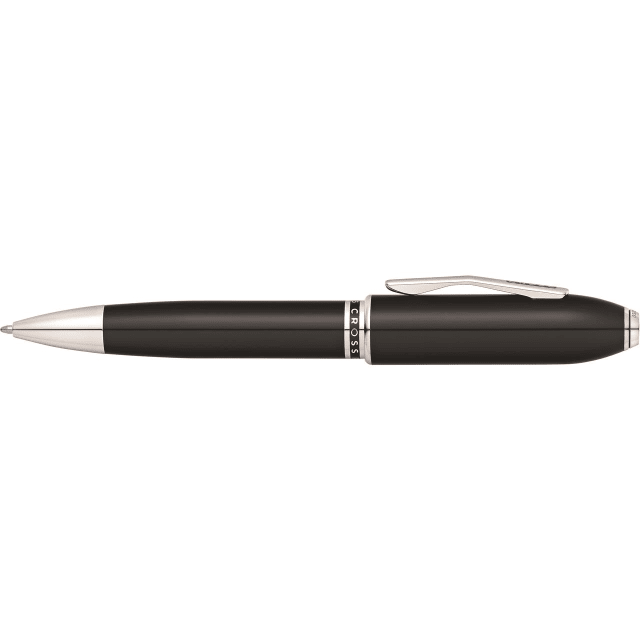 CROSS Peerless Black Lacquer / Platinum Ballpoint Pen