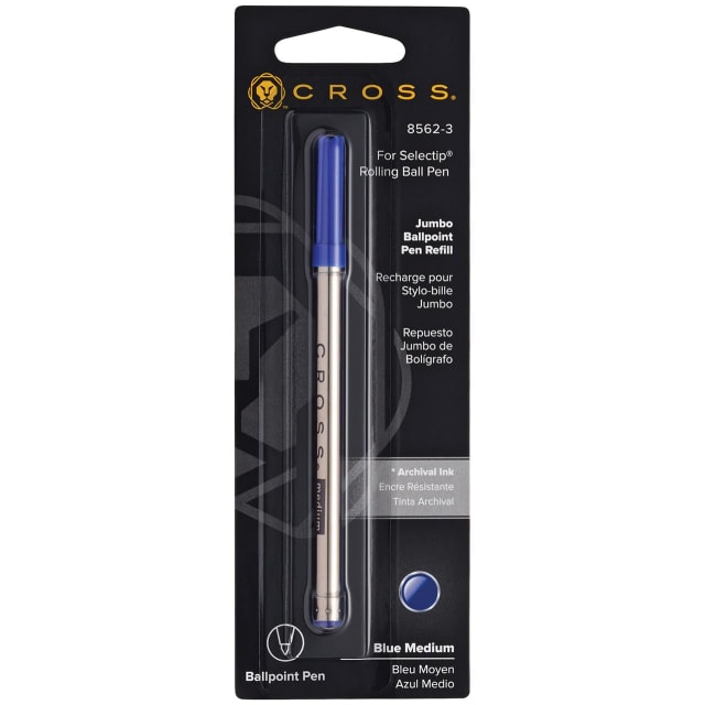CROSS Refill Selectip Med Blue Jumbo Ballpoint Single