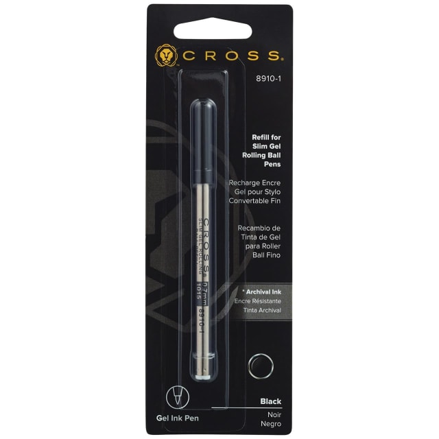 CROSS Refill Selectip Slim Black Gel Rollerball Single