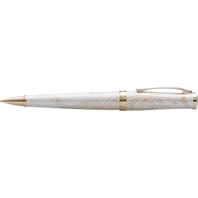CROSS Year ot Dragon Bailey Pearl White/Rose Gold Rollerball Pen