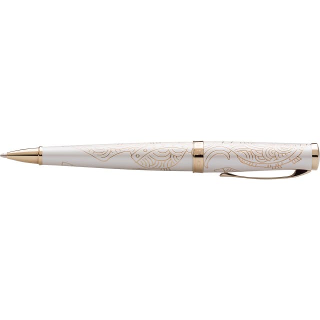 CROSS Year ot Dragon Bailey Pearl White/Rose Gold Rollerball Pen