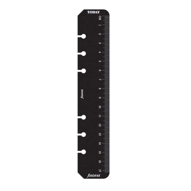 FILOFAX PER RULER/PAGE MARKER BLACK