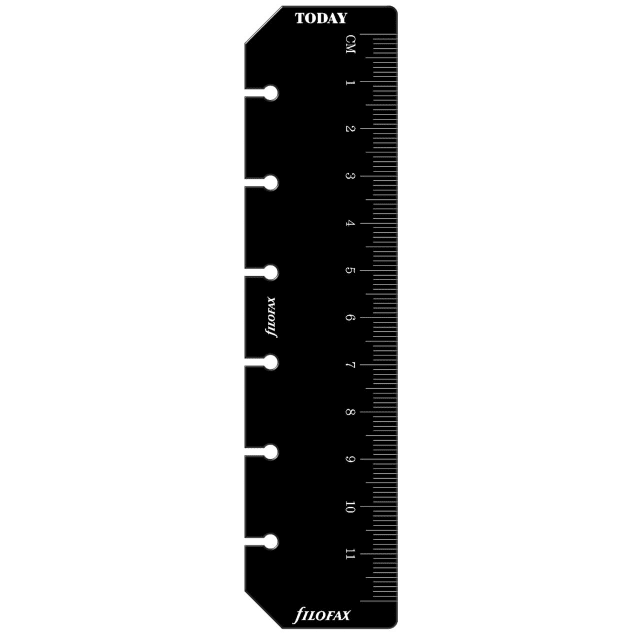 FILOFAX PKT RULER/PAGE MARKER BLACK