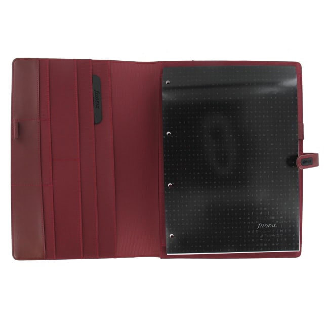 FILOFAX A4 SKETCH ZIP FOLDER MAROON