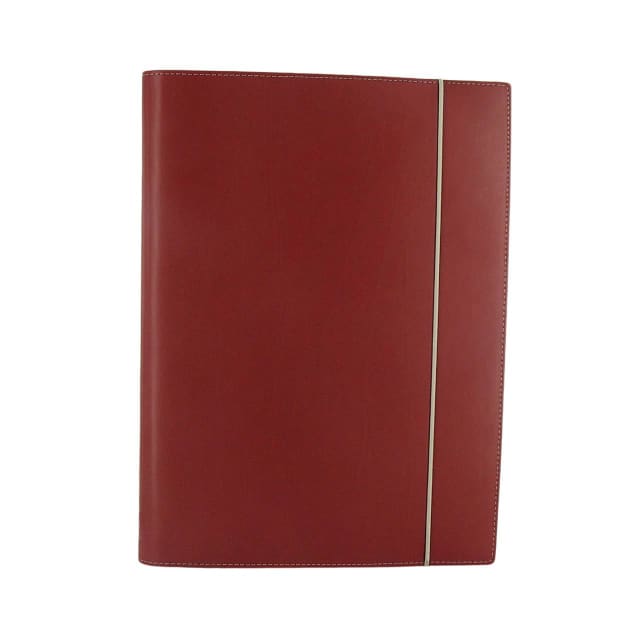 FILOFAX A4 DOMINO CONFERENCE FOLDER RED
