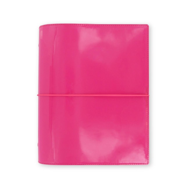 FILOFAX A5 DOMINO PTNT ORGANISER HOT PINK